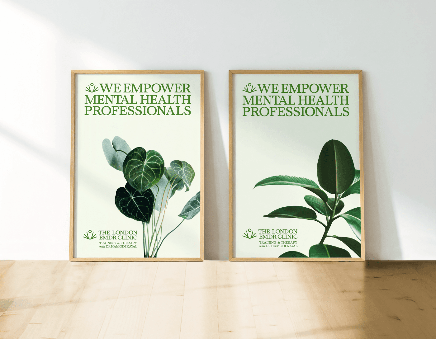 Framed message about EMDR training